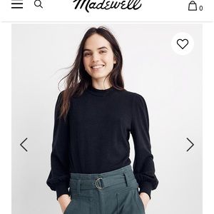 Like new madewell puff sleeve sweater